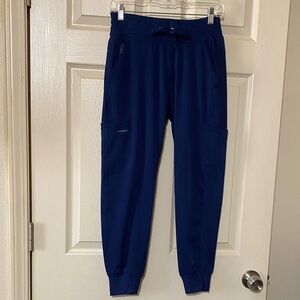 healing hands Navy Scrub Jogger with Pocket Detail